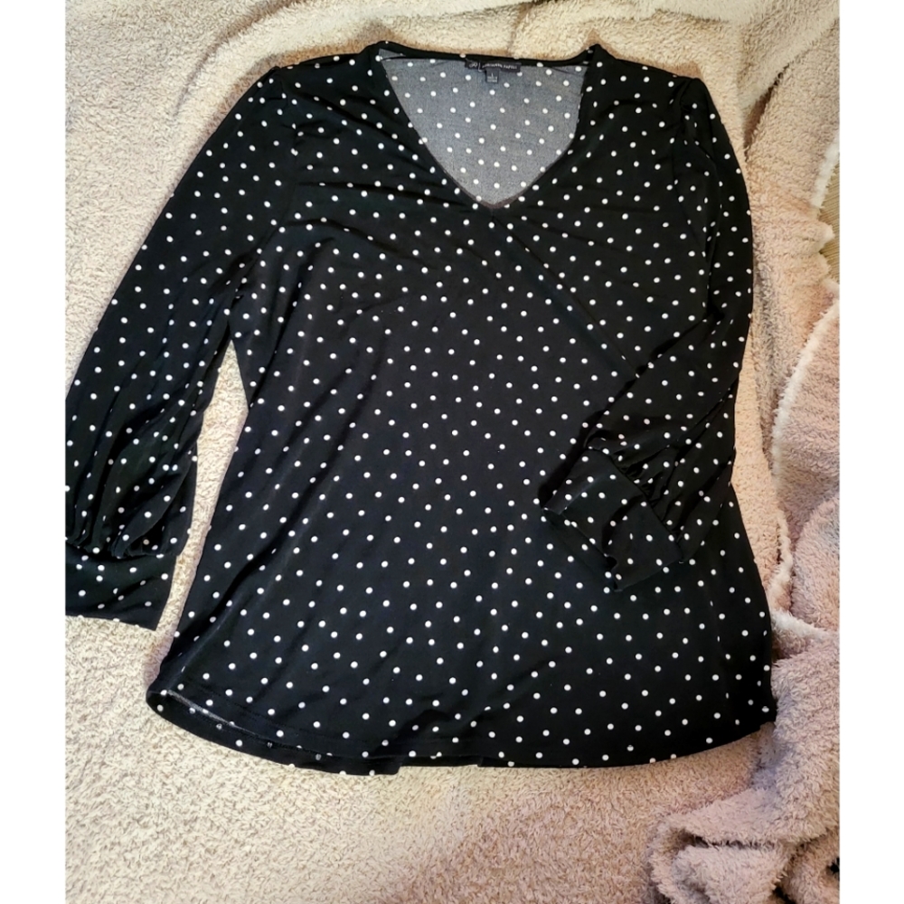 Polka dot blouse